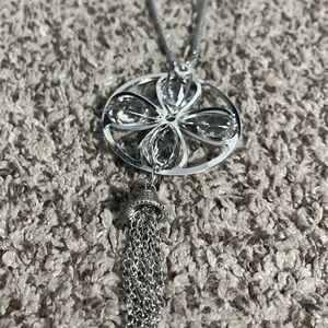 Elegant Silver Pendant Necklace